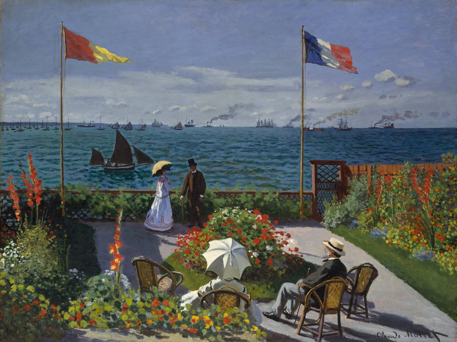 Sainte-Adresse W95'teki Teras - Claude Monet