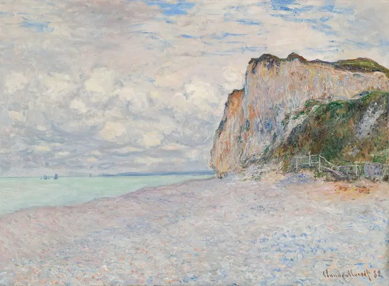 Dieppe yakınlarındaki Kayalıklar - Claude Monet