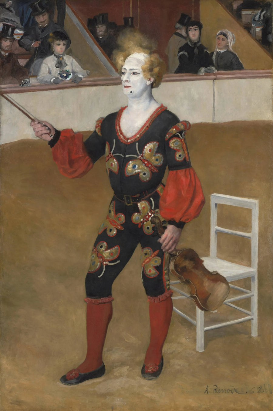 Sirkteki Palyaço - Pierre-Auguste Renoir