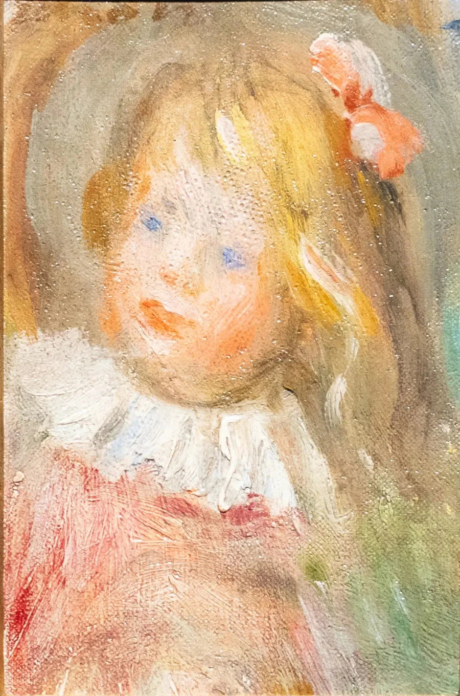 Kırmızı kostümlü Coco - Pierre-Auguste Renoir