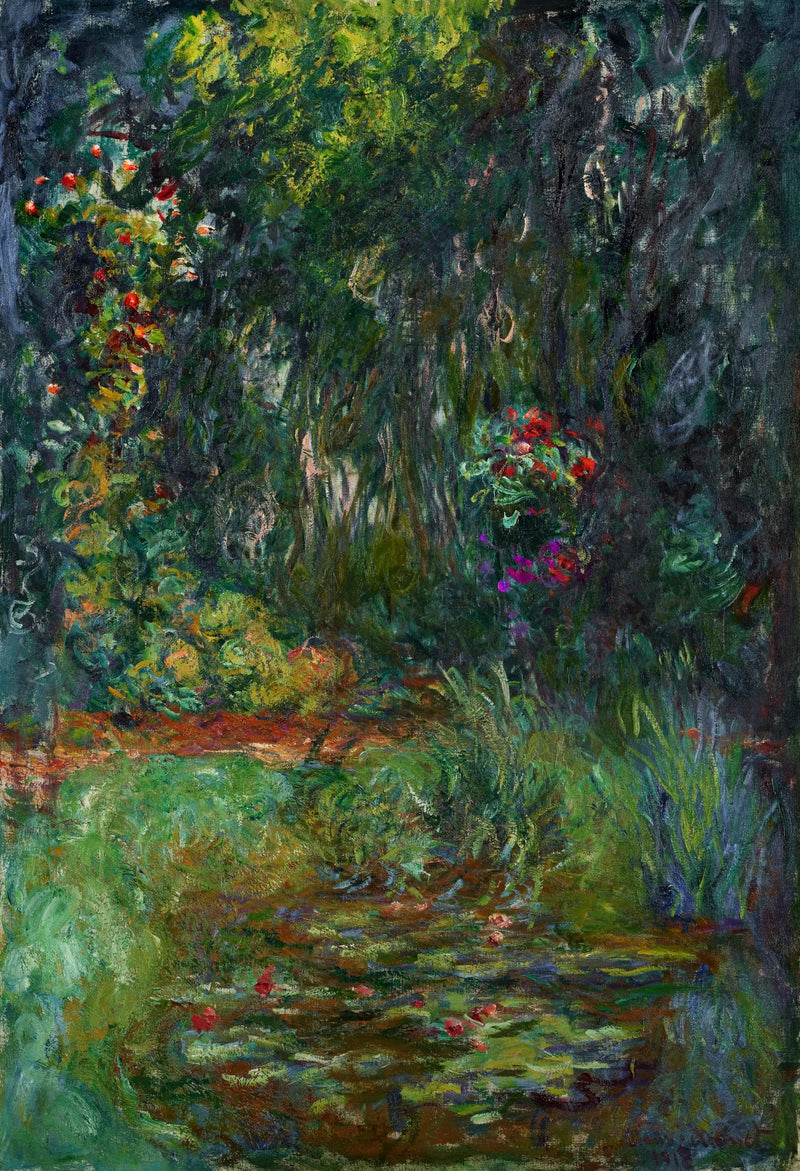 Nilüfer Havuzu Köşesi - Claude Monet