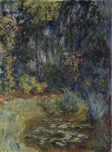 Nilüfer Havuzu Köşesi - Claude Monet