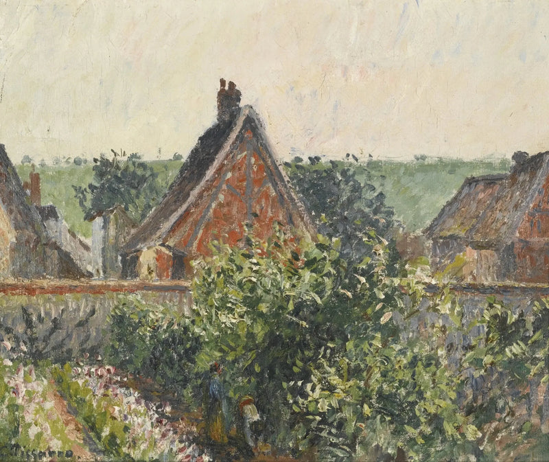 Eragny'deki Bahçe Köşesi. - Camille Pissarro