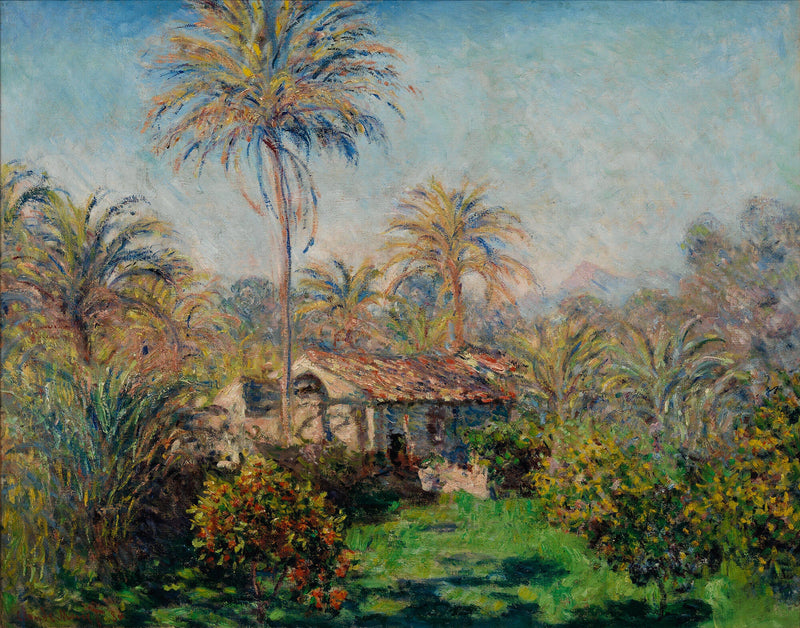Bordighera W874'teki çiftliğin bir köşesi - Claude Monet