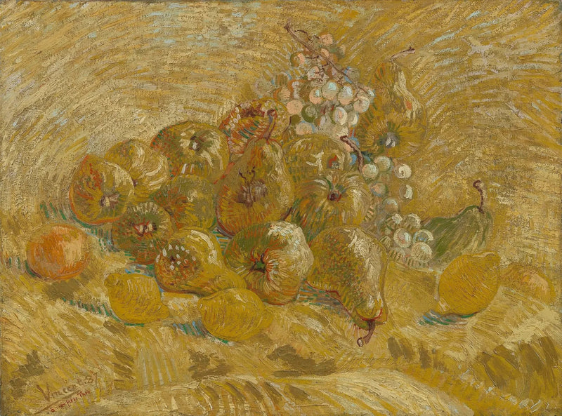 Ayva, limon, armut ve üzüm - Vincent van Gogh