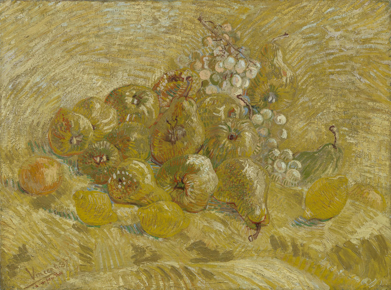 Ayva, limon, armut ve üzüm - Vincent van Gogh