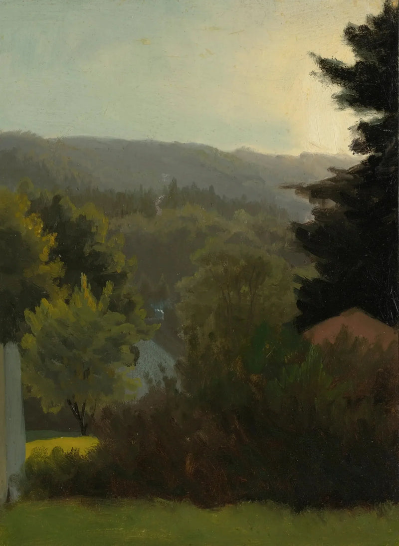Ağaçlık Tepeler - Albert Bierstadt