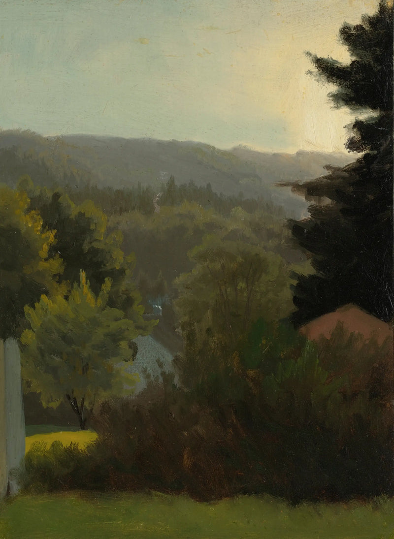 Ağaçlık Tepeler - Albert Bierstadt