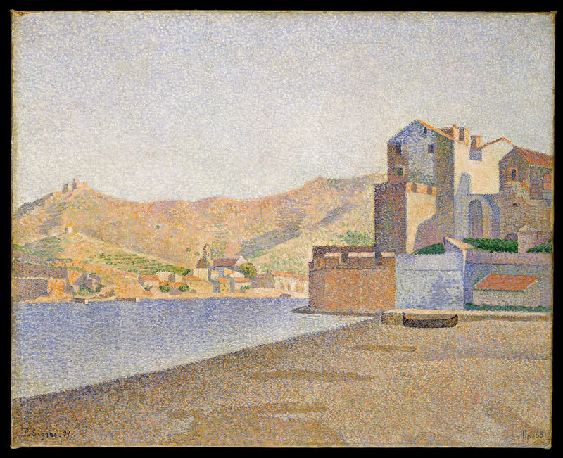 Collioure. Şehrin Plajı. Opus 165 - Paul Signac