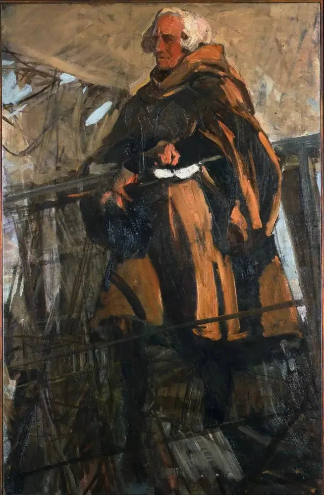 Palos'tan Ayrılan Kolomb (sol profil) - Joaquín Sorolla