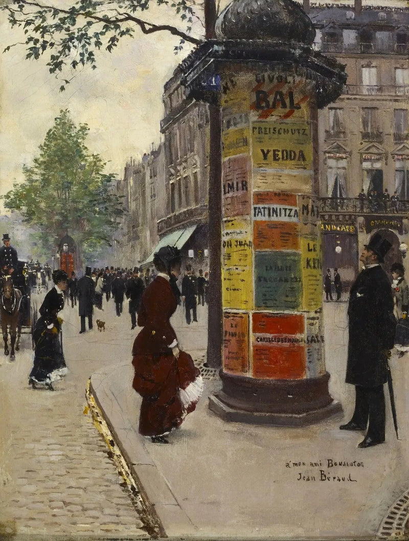 Grand Café'deki Morris Sütunu - Jean Béroud