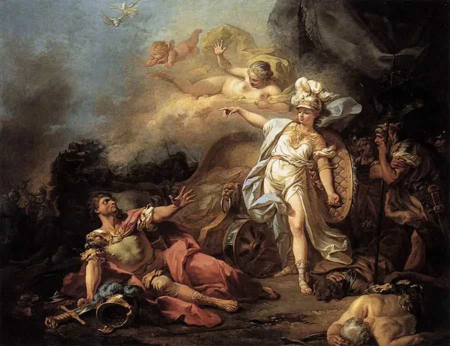 Mars ile Minerva'nın Savaşı - Jacques-Louis David