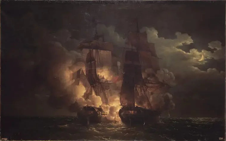 Loz Adaları'nda Deniz Muharebesi, 7 Şubat 1813 - Louis-Philippe Crepin