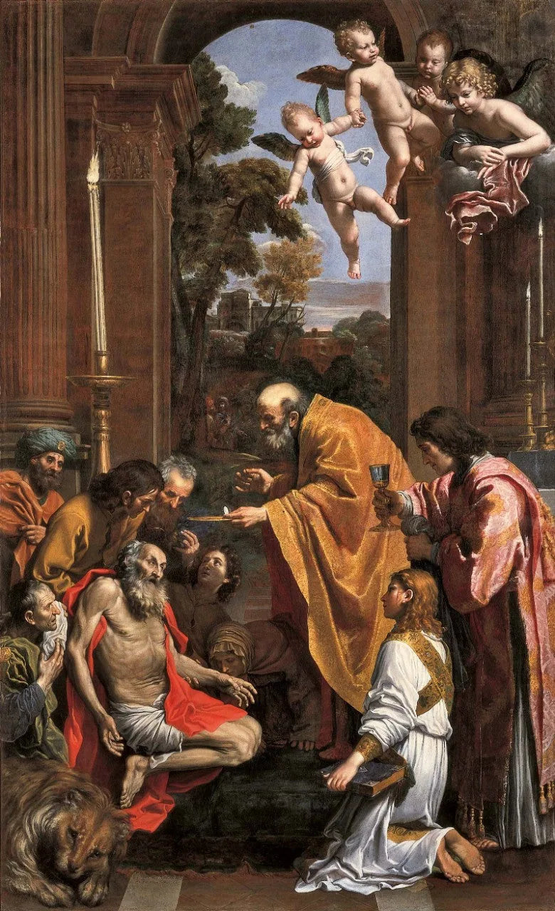 Aziz Jerome'nin Komünyonu - Domenichino