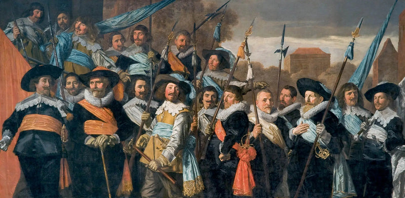 Haarlem 1639 Muhafız Birliği Burjuva Mızrakçıları - Frans Hals