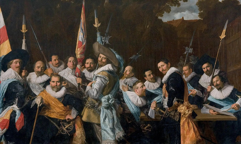 Saint-Adrien Mızraklı Burjuva Milis Şirketi, Haarlem 1633 - Frans Hals