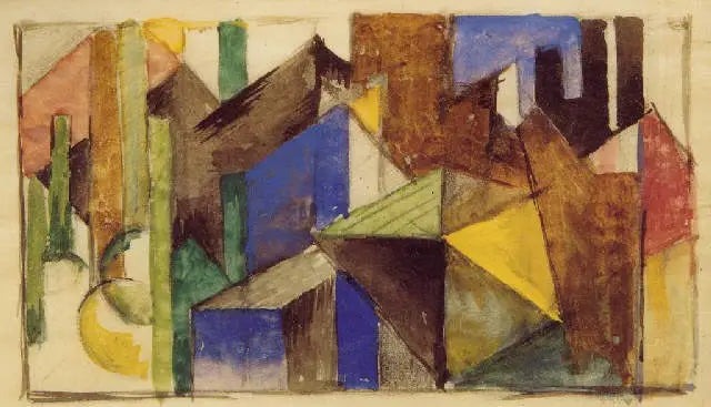 Soyut Kompozisyon - Franz Marc