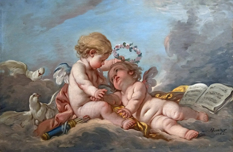 Putti'li Kompozisyon - François Boucher