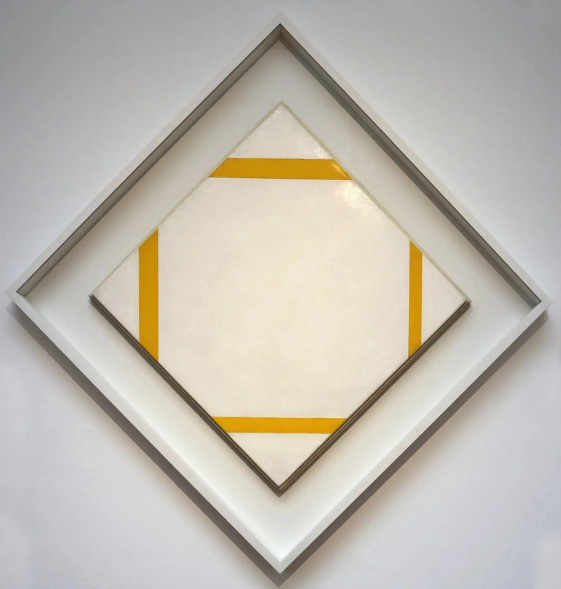 Sarı Çizgilerle Kompozisyon - Piet Mondrian