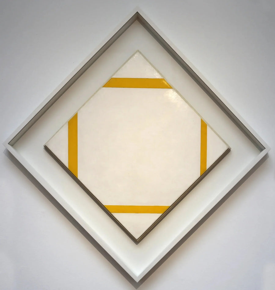 Sarı Çizgilerle Kompozisyon - Piet Mondrian