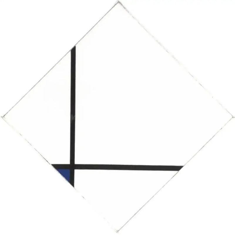 Mavi ile Kompozisyon - Piet Mondrian