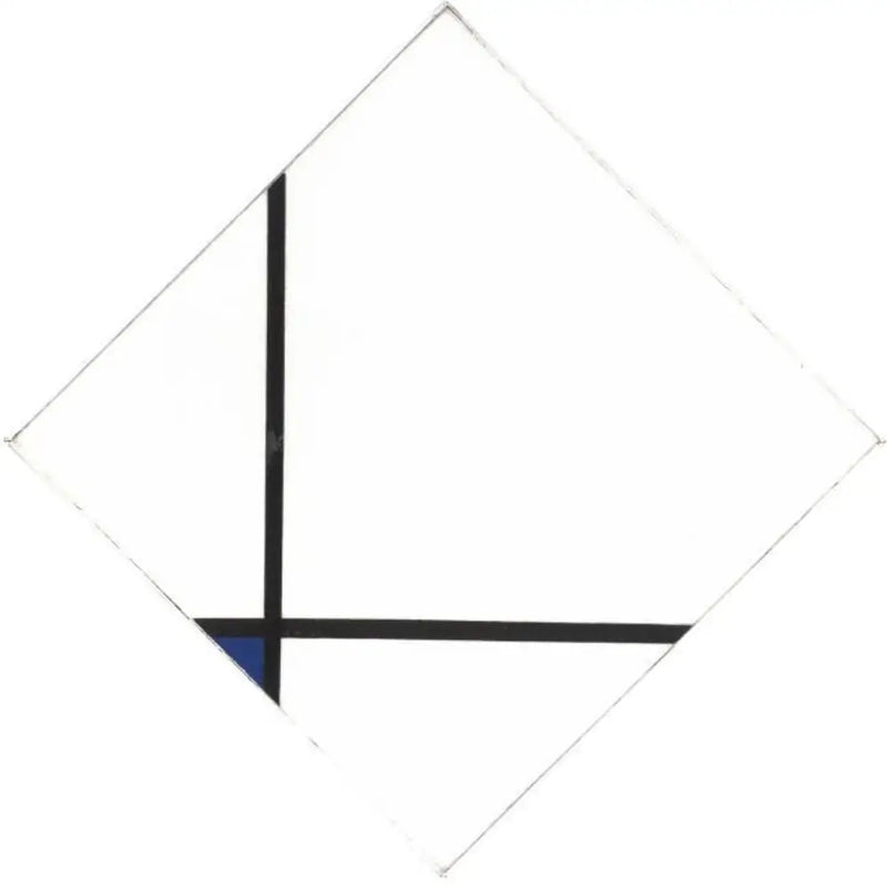 Mavi ile Kompozisyon - Piet Mondrian