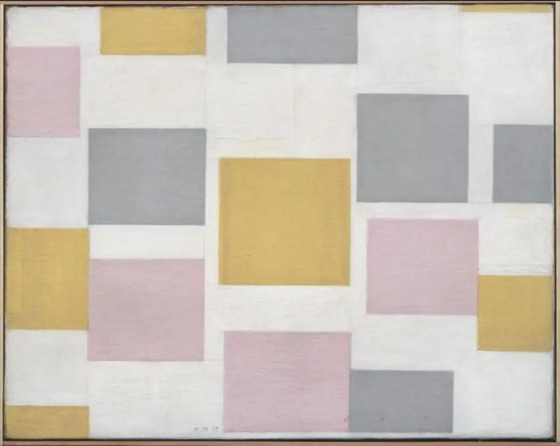 Renk Planları ile Kompozisyon 5 - Piet Mondrian