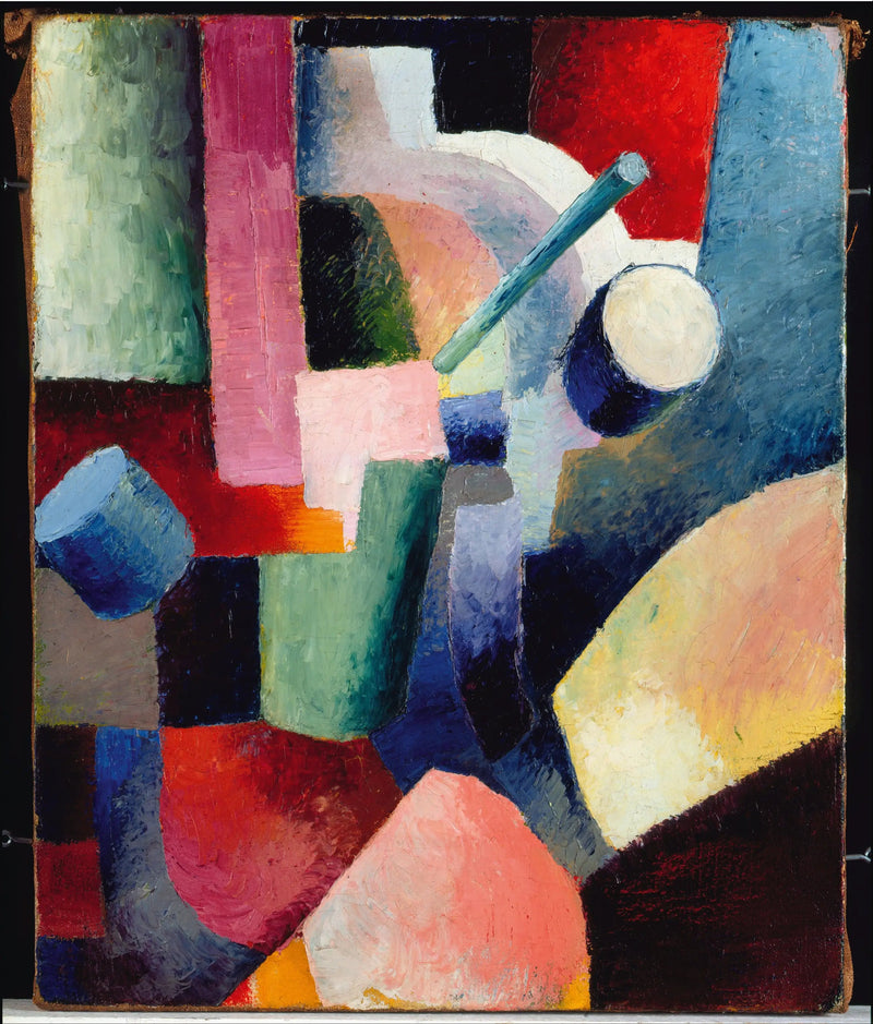 Renkli Şekillerin Kompozisyonu - August Macke