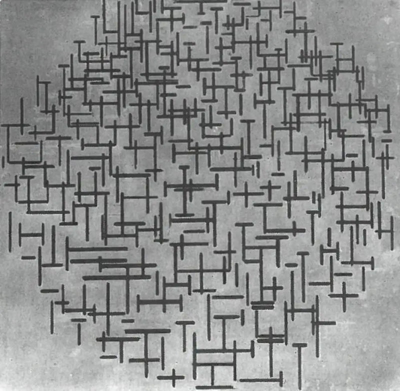 Çizgisel Kompozisyon - Piet Mondrian
