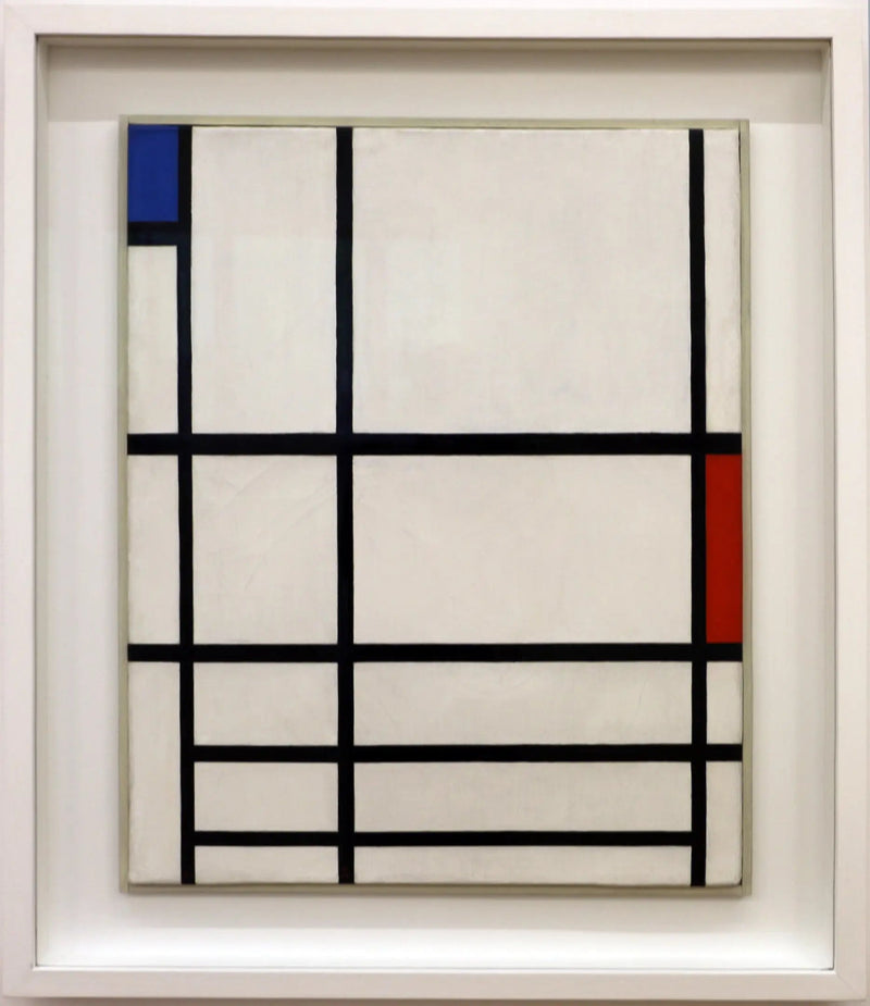 Kırmızı, Mavi ve Beyaz Kompozisyon II - Piet Mondrian