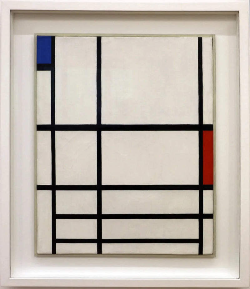 Kırmızı, Mavi ve Beyaz Kompozisyon II - Piet Mondrian