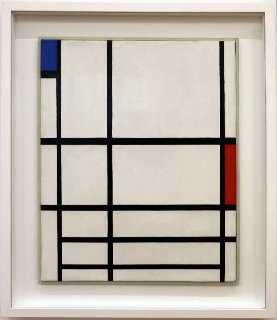 Kırmızı, Mavi ve Beyaz Kompozisyon II - Piet Mondrian