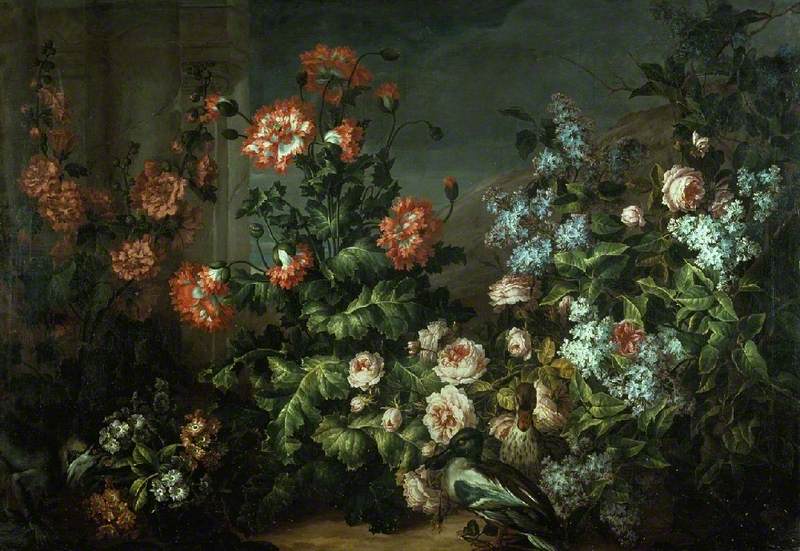 Composition florale aux pavots – Antoine Monnoyer