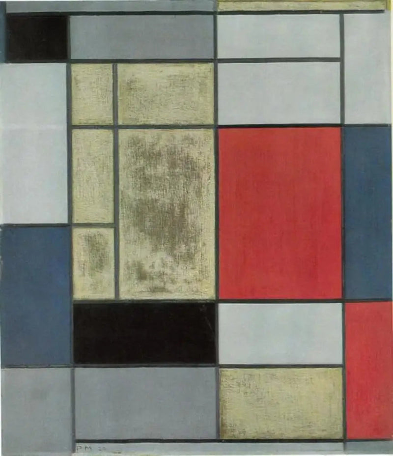 Kompozisyon I - Piet Mondrian