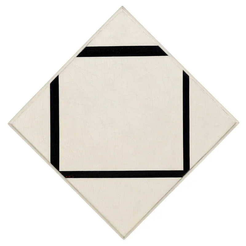 Kompozisyon No 1: Dört Çizgili Romboid - Piet Mondrian