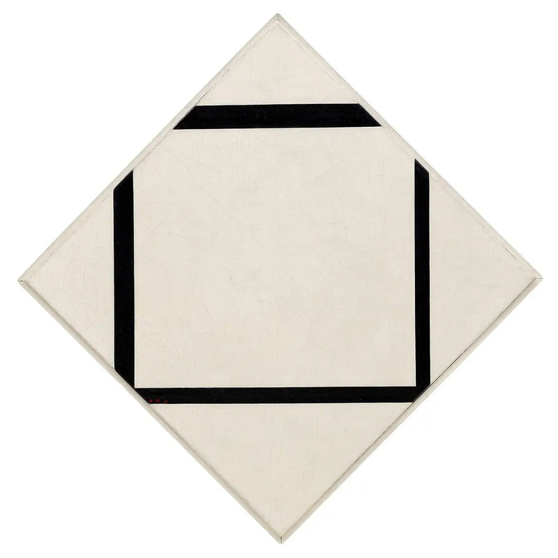 Kompozisyon No 1: Dört Çizgili Romboid - Piet Mondrian