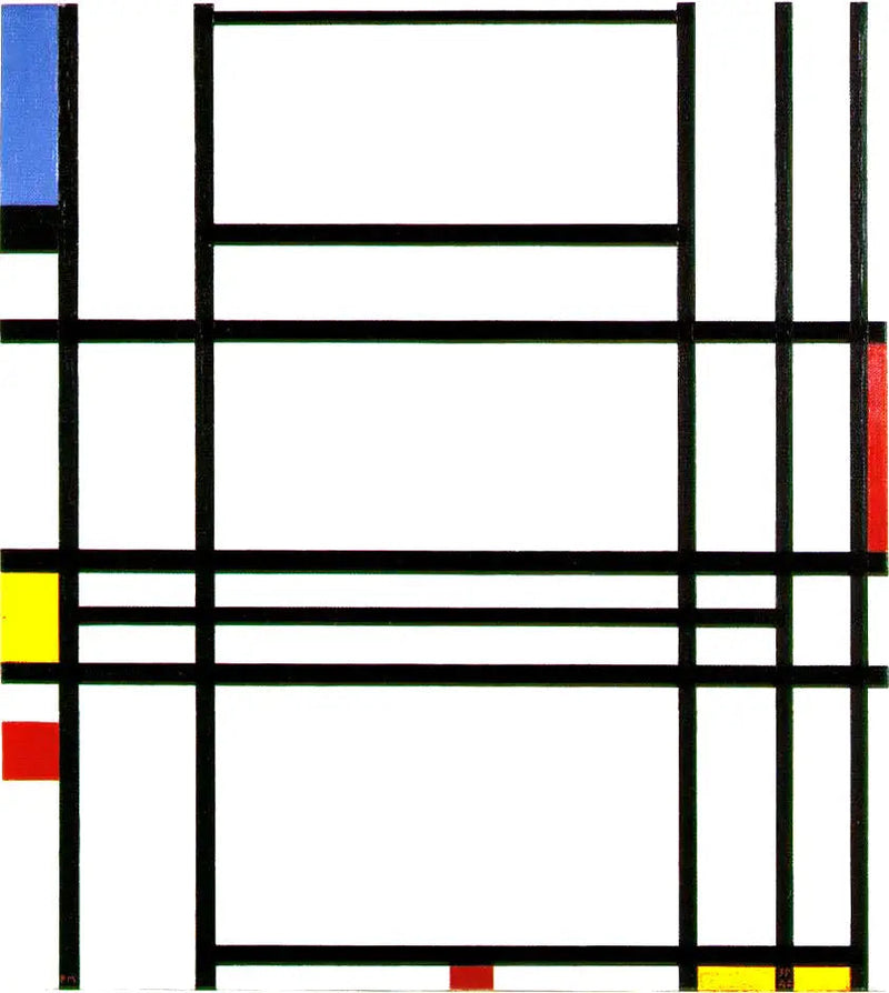Kompozisyon No 10 - Piet Mondrian
