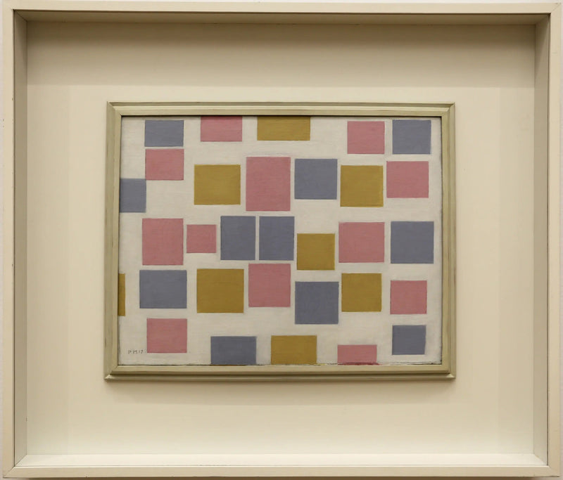 renk blokları ile kompozisyon no 3 - Piet Mondrian