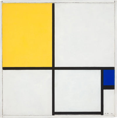 Reproduction du tableau « Composition n° II - Piet Mondrian » par Alpha Reproduction en peinture à l’huile
