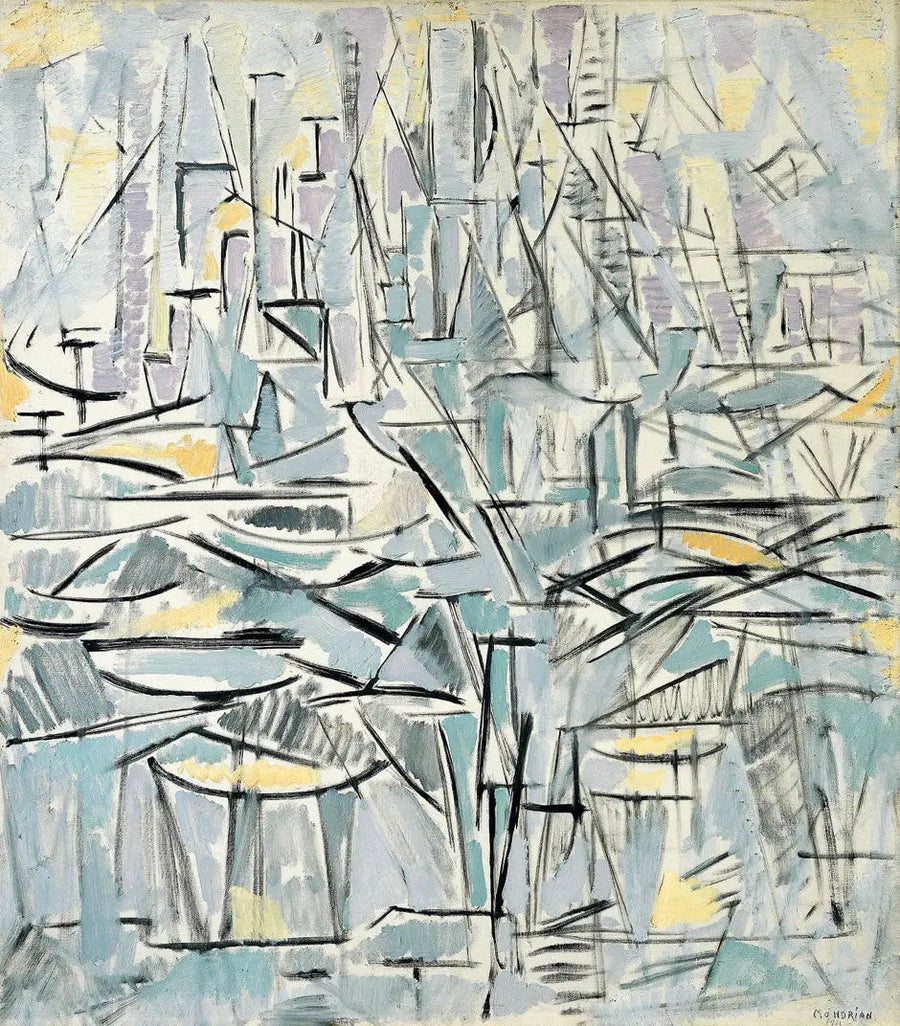 Kompozisyon No XVI, Kompozisyon 1 (Ağaçlar) - Piet Mondrian