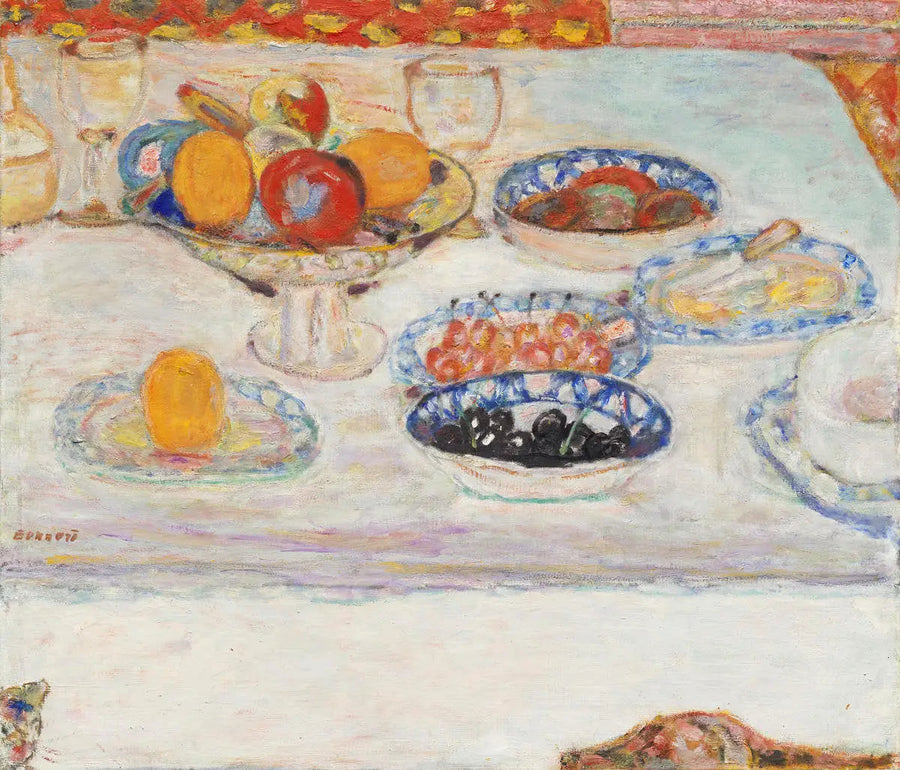 Meyve tabakları ve kaseleri - Pierre Bonnard