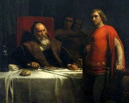 Wurtemberg Kontu Eberhard ve Oğlu - Ary Scheffer
