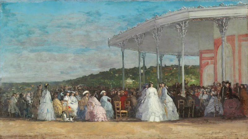 Deauville Casino'da Konser - Eugène Boudin