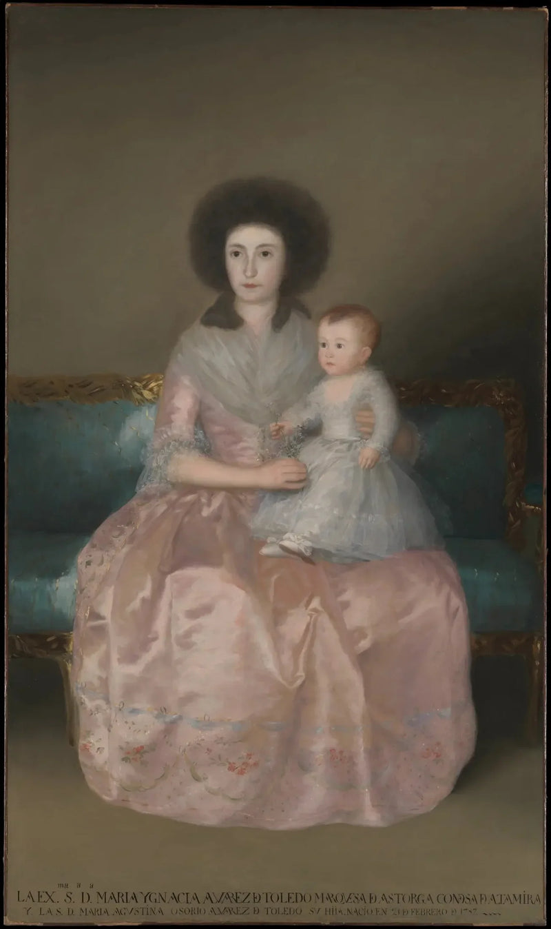 Altamira Kontesi ve Kızı, María Agustina - Francisco de Goya