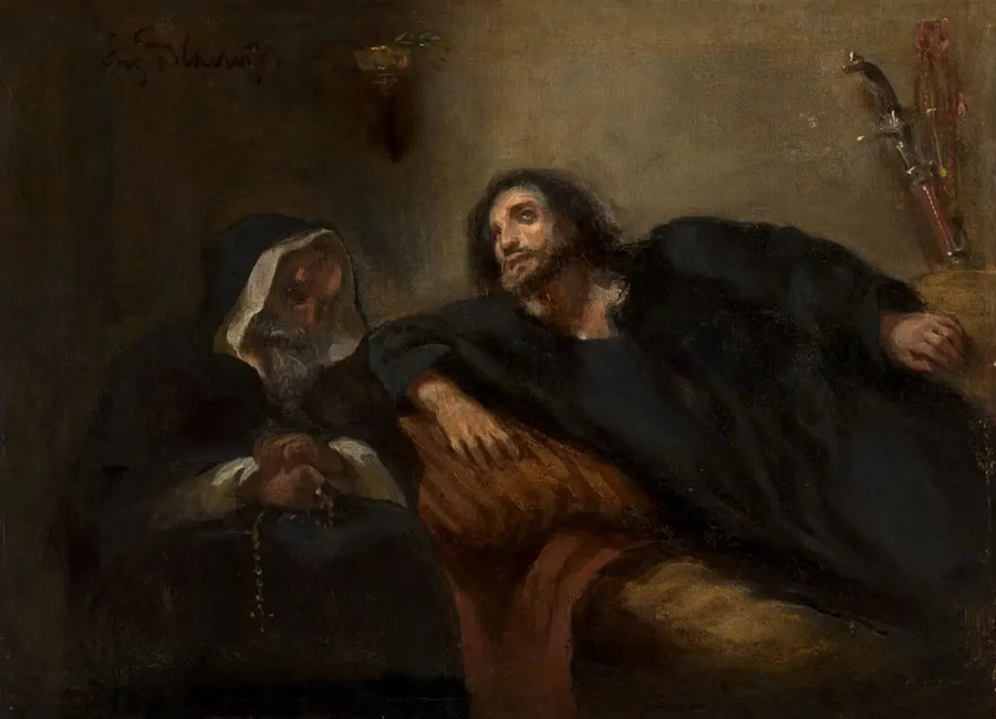 Giaour'un İtirafı - Eugène Delacroix