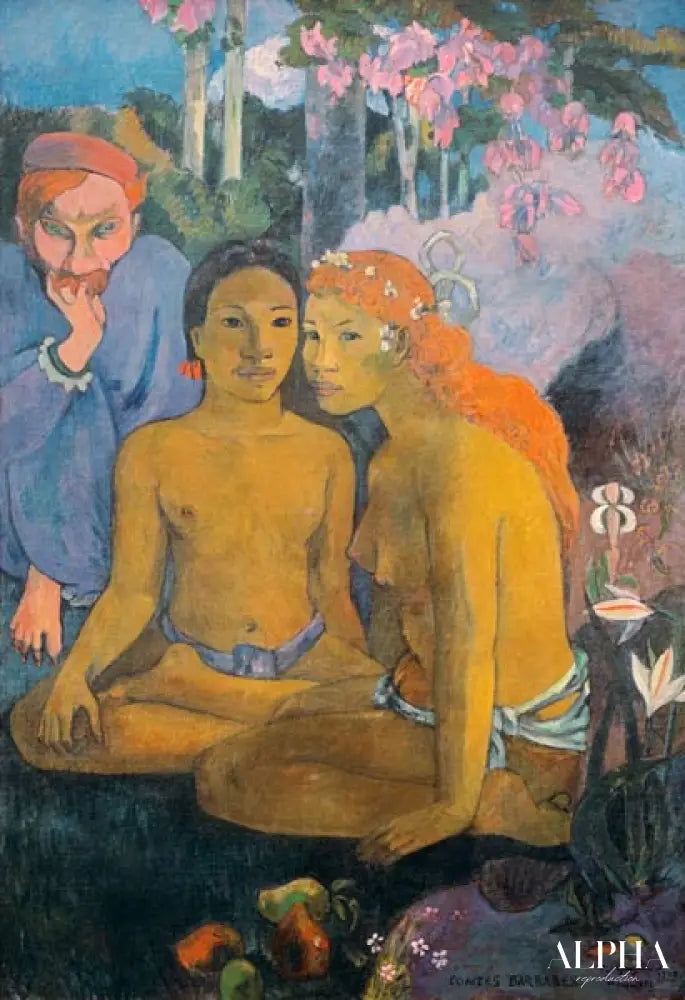 Contes barbares légendes exotiques - Paul Gauguin - Reproductions de tableaux et peintures haut de gamme