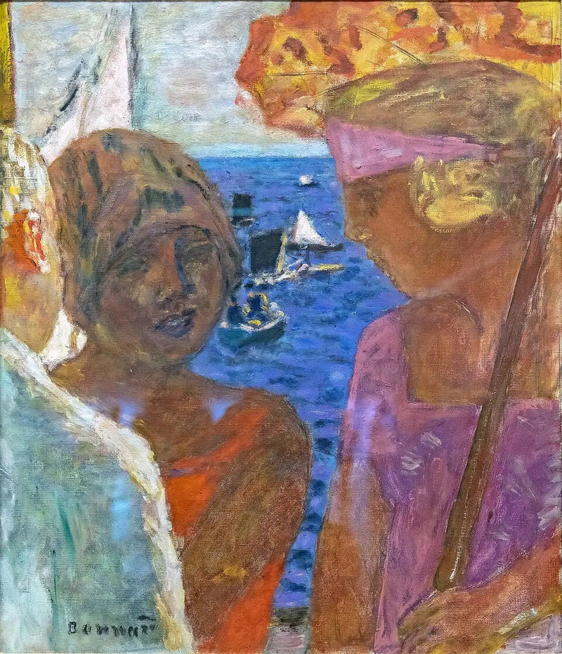 Arcachon'da Sohbet - Pierre Bonnard