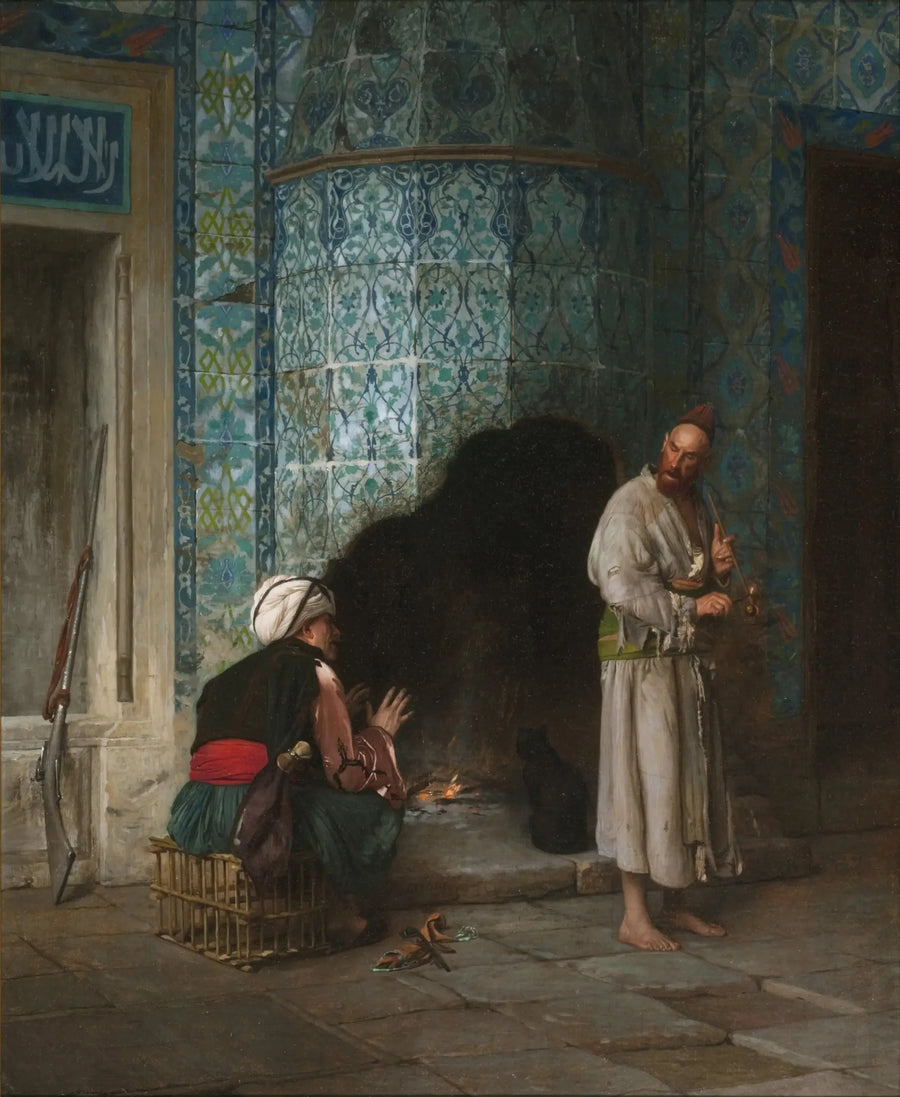 Ateşin Kenarındaki Sohbet - Jean-Léon Gérôme