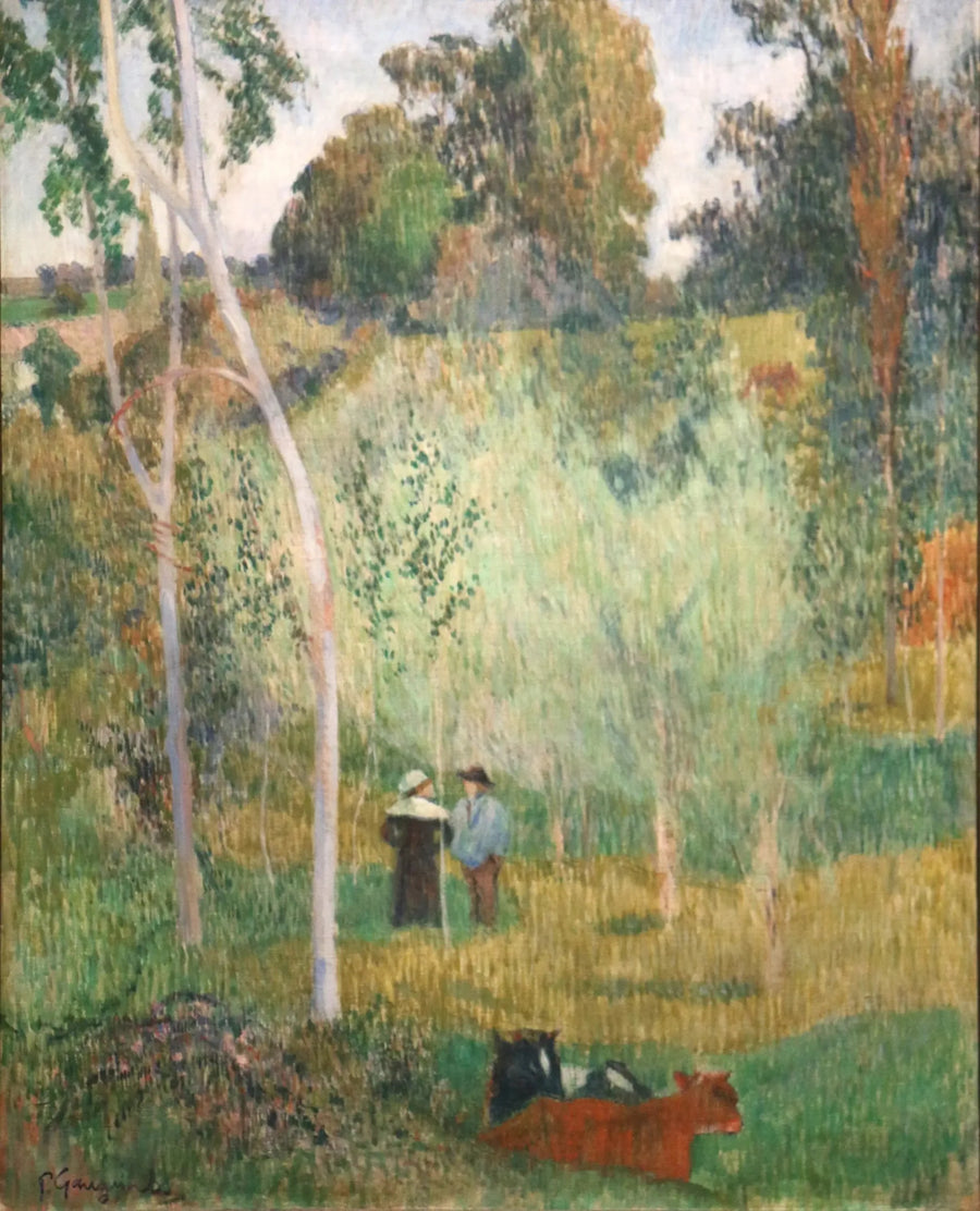 Çayırda Sohbet, Pont-Aven - Paul Gauguin