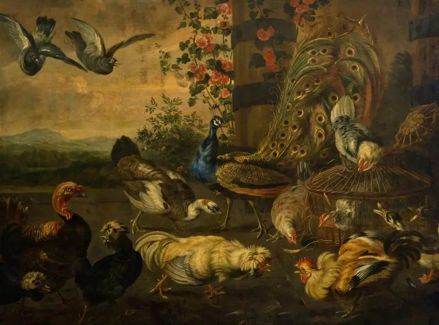 Mücadele Horozları - Melchior de Hondecoeter